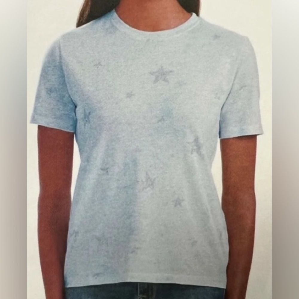 Splendid Light Blue Marled T-Shirt Size XL